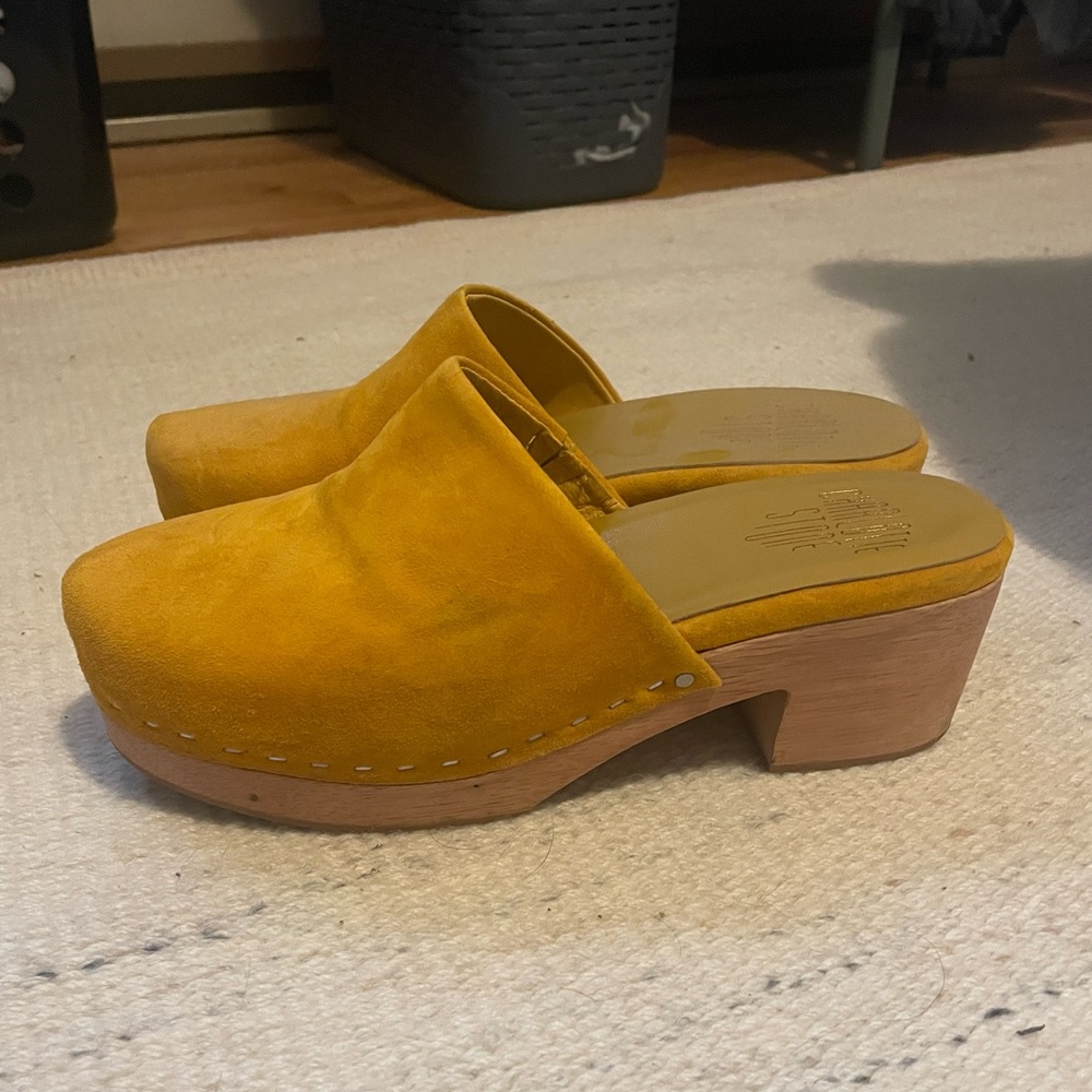 Charlotte Stone Martina Clog in Ochre